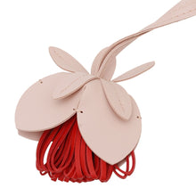 Cargar imagen en el visor de la galería, Bag Charm Pink Leather Flower Long Bag Accessory
