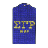 SGRHO Blue Sparkle Sorority Pride ID Badge Holder