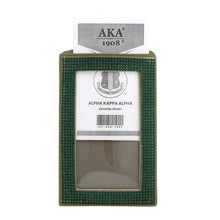 Load image into Gallery viewer, AKA Green Sparkle Sorority Pride ID Badge Holder
