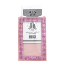 Load image into Gallery viewer, AKA Pink Sparkle Sorority Pride ID Badge Holder
