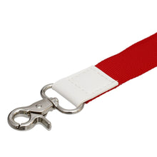 Load image into Gallery viewer, DST Red Canvas Lanyard ID Badge Clip Women
