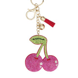 Keychain Cheeky Coquette Fuchsia Cherry Bag Charm