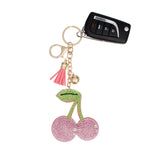 Keychain Cheeky Coquette Pink Cherry Bag Charm