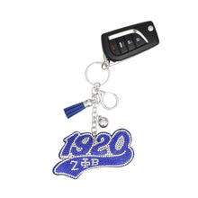 Cargar imagen en el visor de la galería, ZPB Sorority 1920 Padded Keychain Bag Clip
