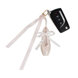 Keychain Clip Pink Ballet Pointe Shoe Purse Charm