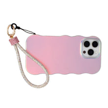 Load image into Gallery viewer, Rhinestone Phone Wrist Strap Pink Bling Accessory
