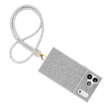 Load image into Gallery viewer, Rhinestone Long Phone Strap Clear Bling Lanyard
