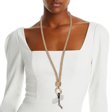 Load image into Gallery viewer, Rhinestone Long Phone Strap Topaz Bling Lanyard
