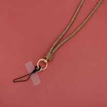 Load image into Gallery viewer, Rhinestone Long Phone Strap Topaz Bling Lanyard
