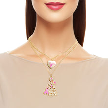 Load image into Gallery viewer, Gold Lady Adorned Gown Cancer Set
