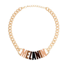 Cargar imagen en el visor de la galería, MELANIN Gold Chain Choker
