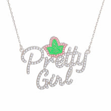 Load image into Gallery viewer, AKA Pretty Girl Pearl Pendant Necklace Women
