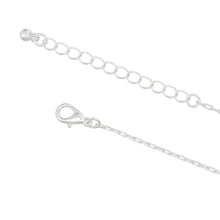 Cargar imagen en el visor de la galería, Charm Drop Multi Quatrefoil Clover Silver Necklace

