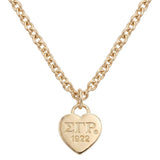 SGRHO Gold 1922 Legacy Heart Lock Chain Necklace