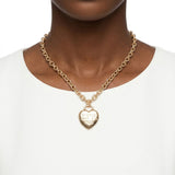 SGRHO Gold 1922 Legacy Heart Lock Chain Necklace