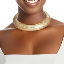 Load image into Gallery viewer, Gold Metal Flex Armor Collar Set

