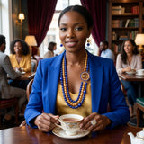 SGRho Mixed Pearl Gold Necklace