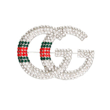 Load image into Gallery viewer, GG Stripe Silver Brooch
