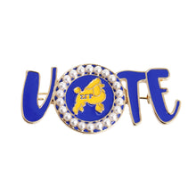 Cargar imagen en el visor de la galería, Brooch Sigma Gamma Vote Sorority Pin for Women
