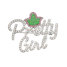 Load image into Gallery viewer, Brooch AKA Sorority Pretty Girl Pin for Women
