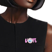 Load image into Gallery viewer, Jack and Jill Sorority VOTE Brooch Pin for Women
