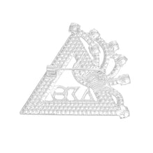 Cargar imagen en el visor de la galería, DST Sorority Red Silver Delta Brooch Pin for Women
