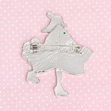 Load image into Gallery viewer, AKA Sorority Pink Lady Green Ivy Leaf Brooch Pin
