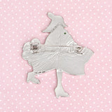 AKA Sorority Pink Lady Green Ivy Leaf Brooch Pin