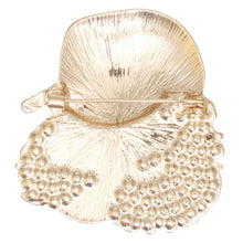 Load image into Gallery viewer, Breast Cancer Supportive Sister Gold Glam Brooch
