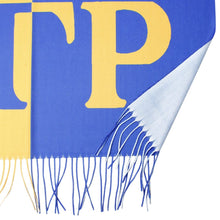 Load image into Gallery viewer, SGRHO Sorority Gold Blue Fashion Shawl Scarf
