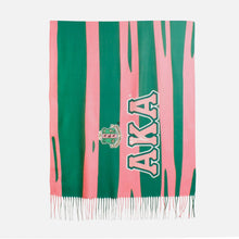 Load image into Gallery viewer, AKA Sorority Zebra Stripe Fashion Shawl Scarf
