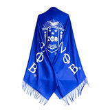 ZPB Sorority Blue Shield Fashion Shawl Scarf