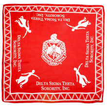 Load image into Gallery viewer, DST Sorority Lady Fortitude Red Square Scarf
