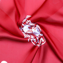 Load image into Gallery viewer, DST Sorority Lady Fortitude Red Square Scarf
