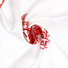 Load image into Gallery viewer, DST Sorority Lady Fortitude White Square Scarf
