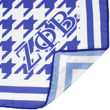 Load image into Gallery viewer, ZPB Sorority Houndstooth Square Scarf for Women
