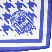 Load image into Gallery viewer, ZPB Sorority Houndstooth Square Scarf for Women
