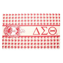 Load image into Gallery viewer, DST Sorority Crimson Cream Houndstooth Shawl Scarf
