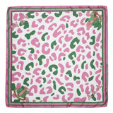 AKA Pink and Green Leopard Square Sorority Scarf
