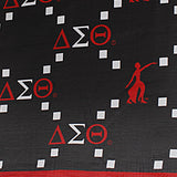 DST Long Black Lightweight Scarf