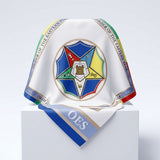 OES White Five Points & Heroines Square Scarf