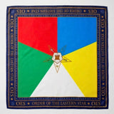 OES Navy Colorblock Five Points & Heroines Scarf