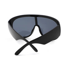 Load image into Gallery viewer, Sunglasses Black Retro Rounded Visor for Women
