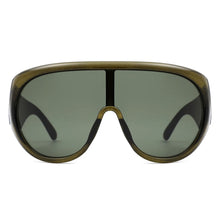 Load image into Gallery viewer, Sunglasses Green Retro Rounded Visor for Women
