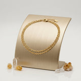 18k Gold Steel Double Layer Chain Anklet