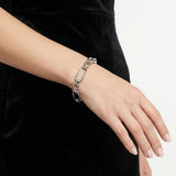 Stainless Steel Chain Bracelet with Handmade Links