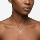 Stainless Steel Cross Pendant Chain Necklace