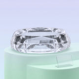 Bangle Transparent Clear Octagon Facet Bracelet