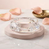 Bangle Transparent Clear Octagon Facet Bracelet