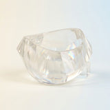 Bangle Retro Clear Prism Chunky Bracelet